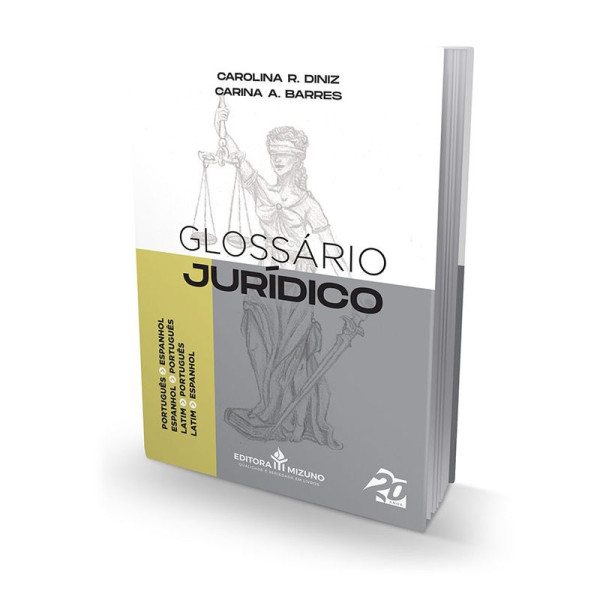 Capa do Glossário Jurídico Português/Espanhol